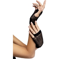 Manusi scurte - Fishnet negre