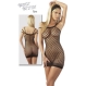  rochie sexy, rochita sexy, fusta mini, fusta sexy - Rochii si Fuste Rochie Mistery Fishnet - neagra S-L