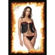  Babydoll, lenjerie sexy, cadouri sexy - Babydoll BabyDoll Erotica Lingerie - negru M