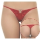  Bikini Metal-Ring - rosii M