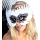  Costume de Halloween - Accesorii Costumatii Masca Festiva Exotic alba