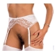  Accesorii sexy, bijuterii, unghi false, gene false - Accesorii sexy Portjartier S alb