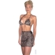  rochie sexy, rochita sexy, fusta mini, fusta sexy - Rochii si Fuste Fusta scurta si sutien - Zigotti M/L - leopard