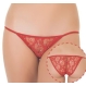  Bikini Lace-Rhinestone - rosii M