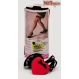  Accesorii sexy, bijuterii, unghi false, gene false - Accesorii sexy Jartiera Neagra cu Inima