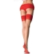  Cadouri sexy - Ciorapi Ciorapi Lycra Cuban Heel - natural/rosu
