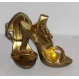  Lenjerie sexy femei - Incaltaminte Sandale Gold Chain 37 - aurii
