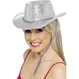  Palarie Cowboy Argintie