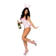  Body, teddy, lenjerie sexy, lenjerie intima - Body Costum Iepuras Sexy L - roz
