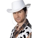  Palarie Cowboy Alba - Plastic