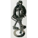  Statueta metalica - Muzician E - mare