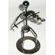  Cadouri Birou, Ceasuri, Cadouri pentru Barbati - Cadouri Birou, Decor Statueta metalica - Muzician B - mic