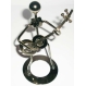  Cadouri Birou, Ceasuri, Cadouri pentru Barbati - Cadouri Birou, Decor Statueta metalica - Muzician D - mic