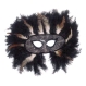  Costume Carnaval, Costumatii Bal mascat - Masti Masca cu pene - neagra